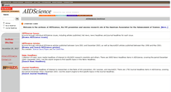 Desktop Screenshot of aidscience.com